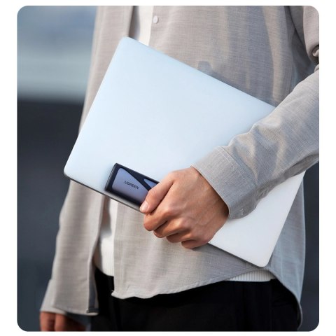 Kieszeń Ugreen CM400 90264 na dysk SSD M.2 z portem USB-C 3.2 - szara
