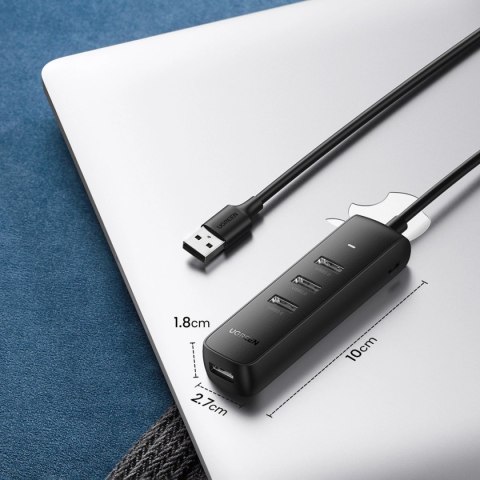 Ugreen rozdzielacz HUB USB Typ A - 4x USB 3.2 Gen 1 czarny (CM416 80657) Ugreen rozdzielacz HUB USB Typ A - 4x USB 3.2 Gen 1 czarny (CM416 80657)