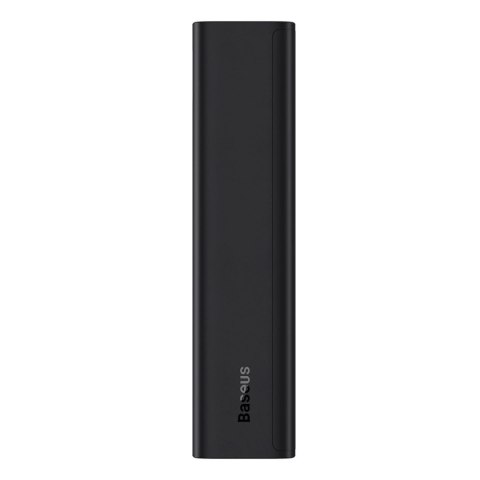 Baseus Adaman2 powerbank z wyświetlaczem cyfrowym 10000mAh 30W 2 x USB / 1x USB Typ C Overseas Edition PD QC SCP czarny (PPAD040