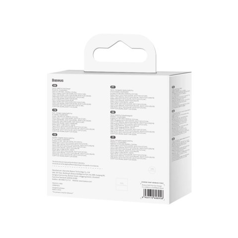 Baseus GaN5 Pro szybka uniwersalna ładowarka sieciowa GaN USB Typ C / USB 100W PD3.0, QC4.0+, AFC czarny (CCGP090201) Baseus GaN5 Pro szybka uniwersalna ładowarka sieciowa GaN USB Typ C / USB 100W PD3.0, QC4.0+, AFC czarny (CCGP090201)