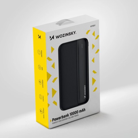 Wozinsky powerbank Li-Po 10000mAh 2 x USB czarny (WPBBK1) Wozinsky powerbank Li-Po 10000mAh 2 x USB czarny (WPBBK1)