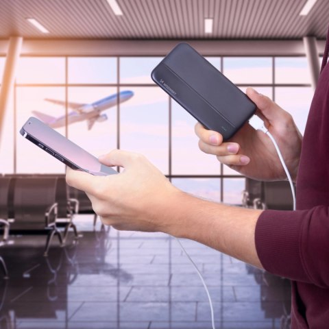 Wozinsky powerbank Li-Po 10000mAh 2 x USB czarny (WPBBK1) Wozinsky powerbank Li-Po 10000mAh 2 x USB czarny (WPBBK1)