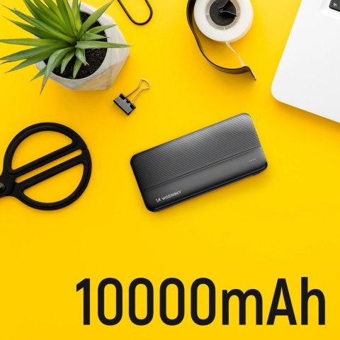Wozinsky powerbank Li-Po 10000mAh 2 x USB czarny (WPBBK1) Wozinsky powerbank Li-Po 10000mAh 2 x USB czarny (WPBBK1)