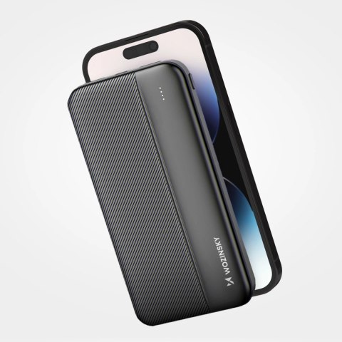 Wozinsky powerbank Li-Po 10000mAh 2 x USB czarny (WPBBK1) Wozinsky powerbank Li-Po 10000mAh 2 x USB czarny (WPBBK1)
