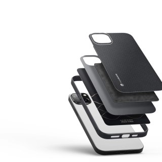 Dux Ducis Fino etui pokrowiec pokryty nylonowym materiałem iPhone 14 Plus czarny
