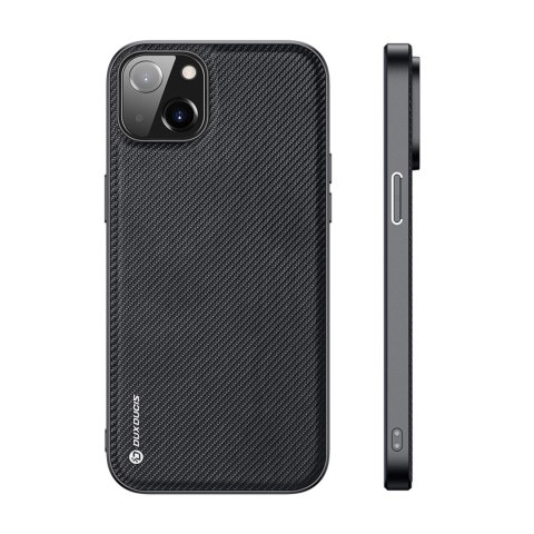 Dux Ducis Fino etui pokrowiec pokryty nylonowym materiałem iPhone 14 Plus czerwony