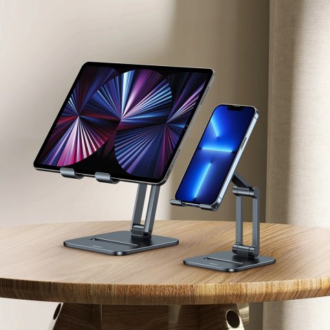 Baseus Desktop Biaxial Foldable podstawka/stojak metalowy do tabletu szary (LUSZ000113) Baseus Desktop Biaxial Foldable podstawka/stojak metalowy do tabletu szary (LUSZ000113)