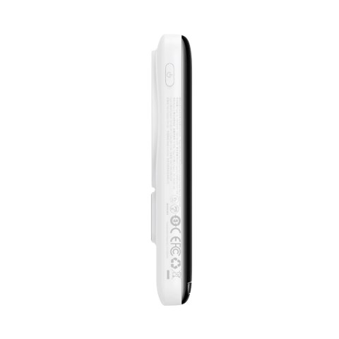 Baseus Magnetic Bracket powerbank z bezprzewodowym ładowaniem MagSafe 10000mAh 20W Overseas Edition biały (PPCX000202) + kabel U Baseus Magnetic Bracket powerbank z bezprzewodowym ładowaniem MagSafe 10000mAh 20W Overseas Edition biały (PPCX000202) + kabel U