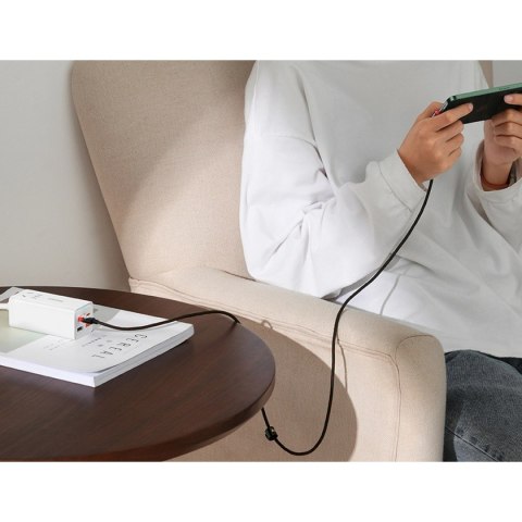 Kabel Baseus CAVP000220 kątowy Lightning - USB-C PD 20W 480Mb/s 1m - czerwony Kabel Baseus CAVP000220 kątowy Lightning - USB-C PD 20W 480Mb/s 1m - czerwony