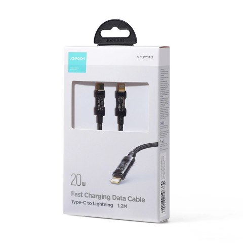 Kabel Joyroom S-CL020A12 Lightning / USB-C PD 20W 1.2m - czarny Kabel Joyroom S-CL020A12 Lightning / USB-C PD 20W 1.2m - czarny