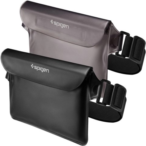 Torba Spigen Aqua Shield A620 wodoodporna biodrowa IPX8 - czarna 2 szt.