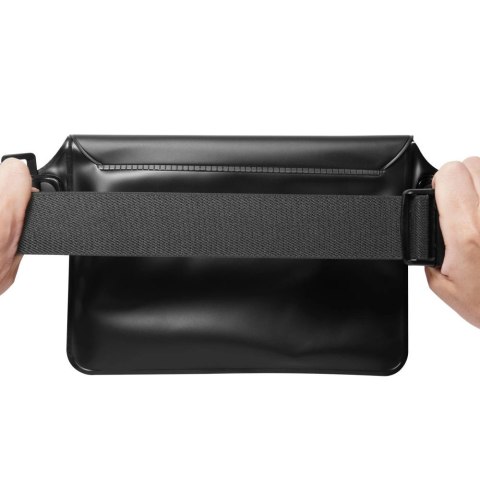 Torba Spigen Aqua Shield A620 wodoodporna biodrowa IPX8 - czarna 2 szt.