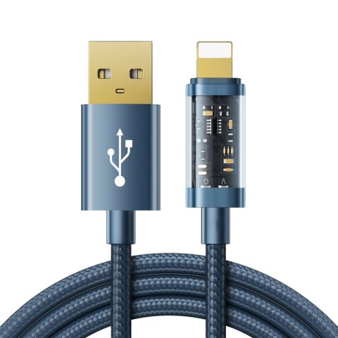 Kabel Joyroom S-UL012A12 USB-A / Lightning 2.4A 20W 1.2m - niebieski Kabel Joyroom S-UL012A12 USB-A / Lightning 2.4A 20W 1.2m - niebieski