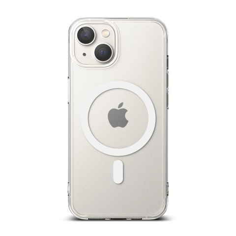 Ringke Fusion Magnetic magnetyczne sztywne etui z żelową ramką do iPhone 14 Plus półprzezroczysty (kompatybilne z MagSafe)