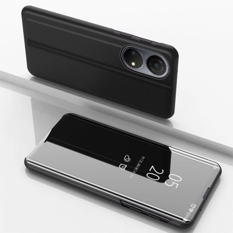 Clear View Case etui Honor X7 / Honor Play 30 Plus pokrowiec z klapką czarne Clear View Case etui Honor X7 / Honor Play 30 Plus pokrowiec z klapką czarne