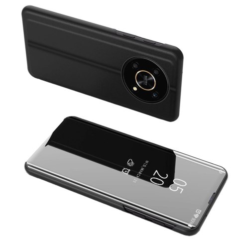 Clear View Case etui Honor X9 / X9 5G / X30 / Magic4 Lite pokrowiec z klapką czarne Clear View Case etui Honor X9 / X9 5G / X30 / Magic4 Lite pokrowiec z klapką czarne
