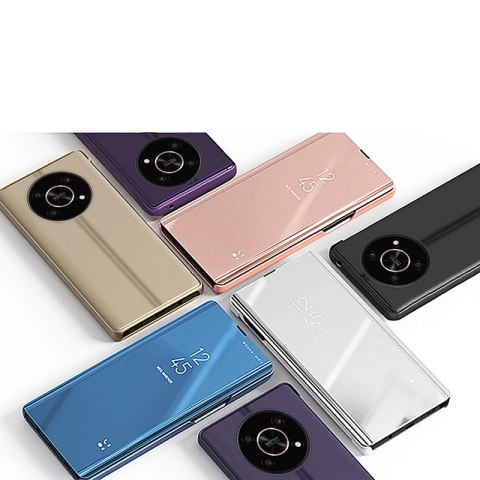 Clear View Case etui Honor X9 / X9 5G / X30 / Magic4 Lite pokrowiec z klapką czarne Clear View Case etui Honor X9 / X9 5G / X30 / Magic4 Lite pokrowiec z klapką czarne