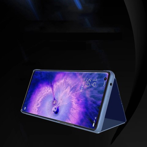 Clear View Case etui Oppo Find X5 Pro pokrowiec z klapką czarne Clear View Case etui Oppo Find X5 Pro pokrowiec z klapką czarne