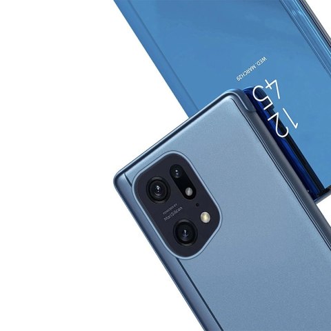 Clear View Case etui Oppo Find X5 Pro pokrowiec z klapką czarne Clear View Case etui Oppo Find X5 Pro pokrowiec z klapką czarne