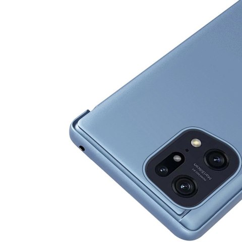 Clear View Case etui Oppo Find X5 Pro pokrowiec z klapką czarne Clear View Case etui Oppo Find X5 Pro pokrowiec z klapką czarne