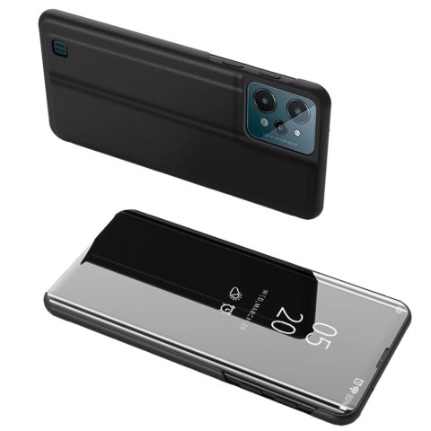 Clear View Case etui Realme C31 pokrowiec z klapką czarne Clear View Case etui Realme C31 pokrowiec z klapką czarne
