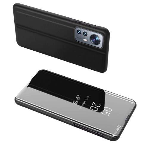 Clear View Case etui Xiaomi 12 Lite pokrowiec z klapką czarne Clear View Case etui Xiaomi 12 Lite pokrowiec z klapką czarne