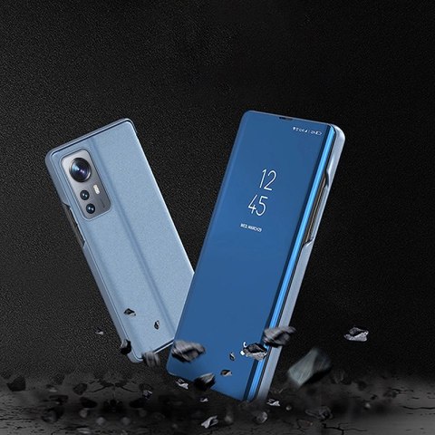 Clear View Case etui Xiaomi 12 Lite pokrowiec z klapką czarne Clear View Case etui Xiaomi 12 Lite pokrowiec z klapką czarne