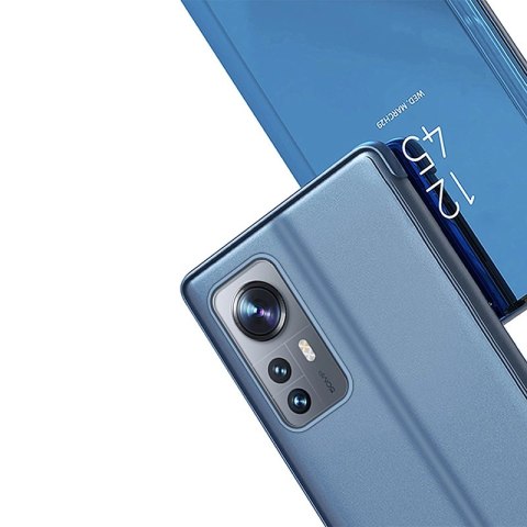 Clear View Case etui Xiaomi 12 Lite pokrowiec z klapką niebieskie Clear View Case etui Xiaomi 12 Lite pokrowiec z klapką niebieskie