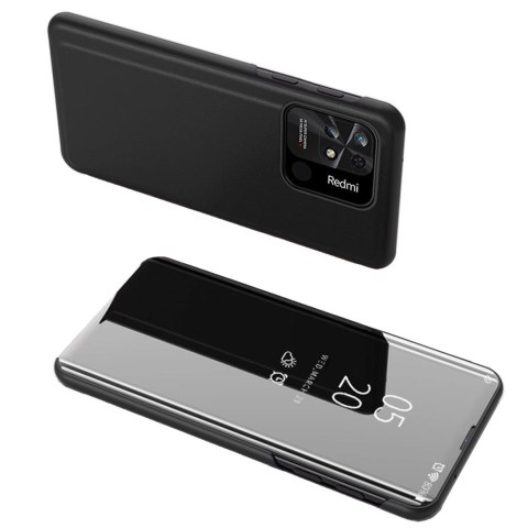 Clear View Case etui Xiaomi Redmi 10C pokrowiec z klapką czarne Clear View Case etui Xiaomi Redmi 10C pokrowiec z klapką czarne