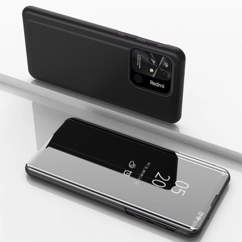 Clear View Case etui Xiaomi Redmi 10C pokrowiec z klapką czarne Clear View Case etui Xiaomi Redmi 10C pokrowiec z klapką czarne