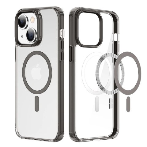 Dux Ducis Clin2 etui iPhone 14 Plus magnetyczny pokrowiec MagSafe szare Dux Ducis Clin2 etui iPhone 14 Plus magnetyczny pokrowiec MagSafe szare