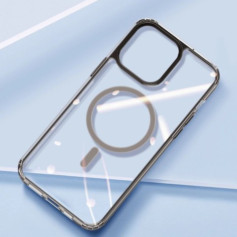 Dux Ducis Clin2 etui iPhone 14 Plus magnetyczny pokrowiec MagSafe szare Dux Ducis Clin2 etui iPhone 14 Plus magnetyczny pokrowiec MagSafe szare