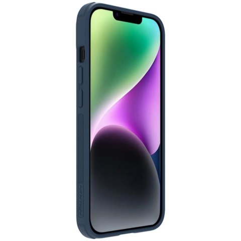 Nillkin Textured S Case etui iPhone 14 Plus pancerny pokrowiec z osłoną na aparat niebieskie Nillkin Textured S Case etui iPhone 14 Plus pancerny pokrowiec z osłoną na aparat niebieskie