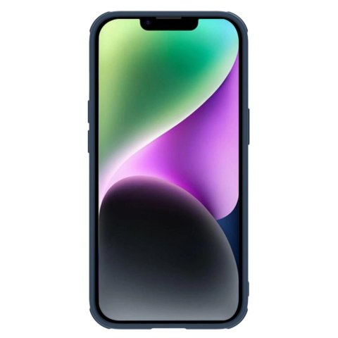 Nillkin Textured S Case etui iPhone 14 Plus pancerny pokrowiec z osłoną na aparat niebieskie Nillkin Textured S Case etui iPhone 14 Plus pancerny pokrowiec z osłoną na aparat niebieskie