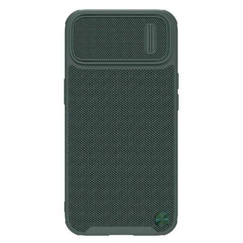 Nillkin Textured S Case etui iPhone 14 Pro Max pancerny pokrowiec z osłoną na aparat ciemnozielone Nillkin Textured S Case etui iPhone 14 Pro Max pancerny pokrowiec z osłoną na aparat ciemnozielone