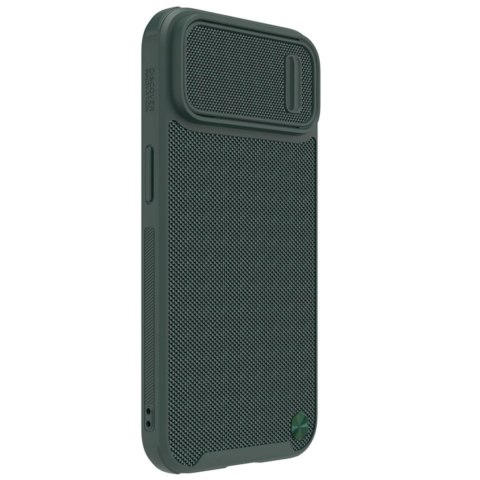 Nillkin Textured S Case etui iPhone 14 Pro Max pancerny pokrowiec z osłoną na aparat ciemnozielone Nillkin Textured S Case etui iPhone 14 Pro Max pancerny pokrowiec z osłoną na aparat ciemnozielone