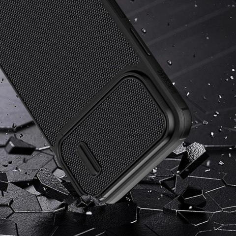 Nillkin Textured S Case etui iPhone 14 Pro Max pancerny pokrowiec z osłoną na aparat ciemnozielone Nillkin Textured S Case etui iPhone 14 Pro Max pancerny pokrowiec z osłoną na aparat ciemnozielone
