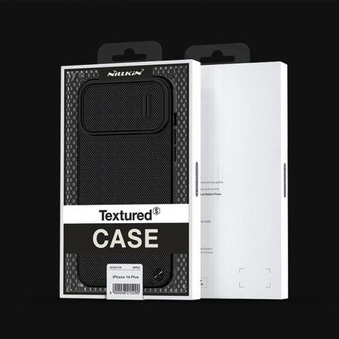 Nillkin Textured S Case etui iPhone 14 Pro Max pancerny pokrowiec z osłoną na aparat ciemnozielone Nillkin Textured S Case etui iPhone 14 Pro Max pancerny pokrowiec z osłoną na aparat ciemnozielone