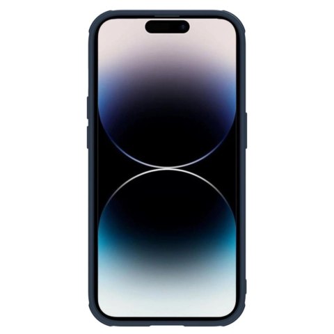 Nillkin Textured S Case etui iPhone 14 Pro Max pancerny pokrowiec z osłoną na aparat niebieski