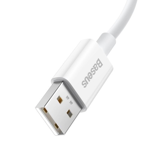 Baseus Superior Series kabel SUPERVOOC USB-A do USB-C 65W 1m biały Baseus Superior Series kabel SUPERVOOC USB-A do USB-C 65W 1m biały