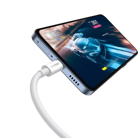 Baseus Superior Series kabel SUPERVOOC USB-A do USB-C 65W 1m biały Baseus Superior Series kabel SUPERVOOC USB-A do USB-C 65W 1m biały