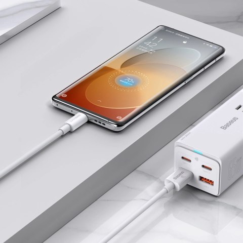 Baseus Superior Series kabel SUPERVOOC USB-A do USB-C 65W 1m biały Baseus Superior Series kabel SUPERVOOC USB-A do USB-C 65W 1m biały