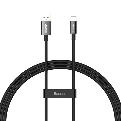 Baseus Superior Series kabel SUPERVOOC USB-A do USB-C 65W 1m czarny Baseus Superior Series kabel SUPERVOOC USB-A do USB-C 65W 1m czarny