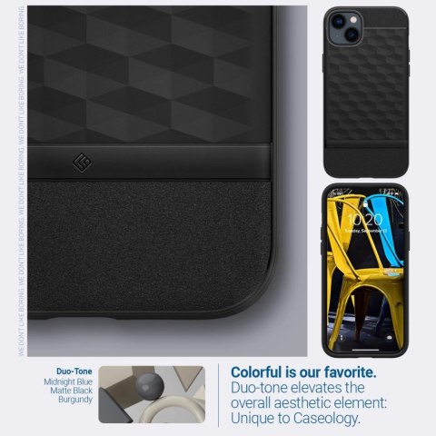 Etui Caseology Parallax Mag MagSafe na iPhone 14 Plus - czarny mat Etui Caseology Parallax Mag MagSafe na iPhone 14 Plus - czarny mat