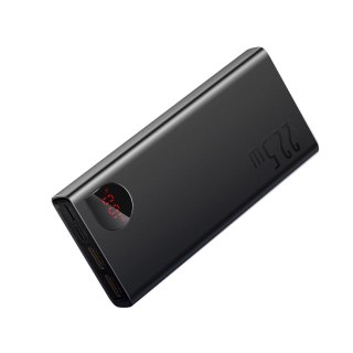 Baseus Adaman powerbank z szybkim ładowaniem 20000mAh 22.5W + kabel USB-A - USB-C 3A 0.3m czarny