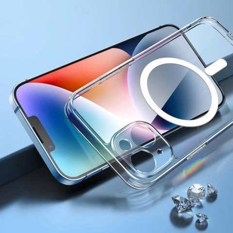 Ugreen LP642 Classy Clear Magnetic Protective Case żelowe magnetyczne etui do iPhone 14 Plus przezroczysty (kompatybilne z MagSa