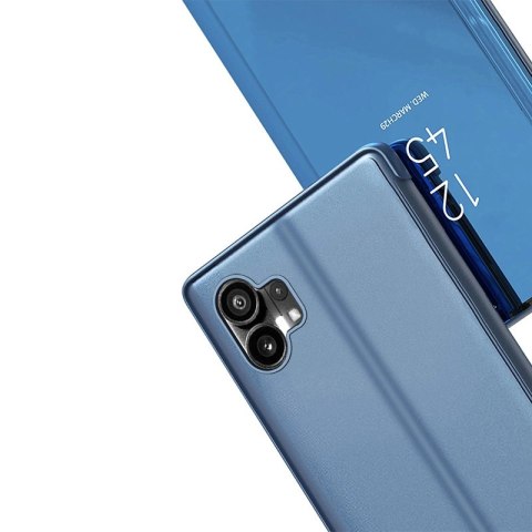 Clear View Case etui Nothing Phone 1 pokrowiec z klapką czarne Clear View Case etui Nothing Phone 1 pokrowiec z klapką czarne