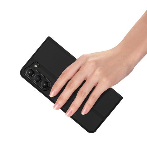 Dux Ducis Skin Pro etui Samsung Galaxy S23 pokrowiec z klapką portfel na kartę podstawka czarne