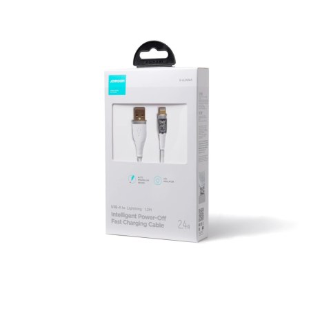 Kabel Joyroom Star-Cloud Series A3 USB-A / Lightning 2.4A 1.2m z inteligentnym wyłącznikiem - biały Kabel Joyroom Star-Cloud Series A3 USB-A / Lightning 2.4A 1.2m z inteligentnym wyłącznikiem - biały