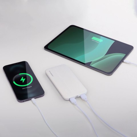 Wozinsky powerbank Li-Po 10000mAh 2 x USB biały (WPBWE1) Wozinsky powerbank Li-Po 10000mAh 2 x USB biały (WPBWE1)